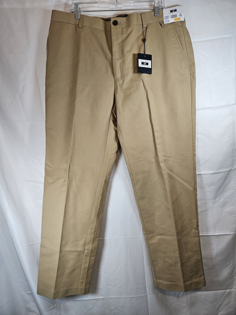 Joseph Abboud Classic Tan Straight-Leg Chino Normcore Business Casual Office